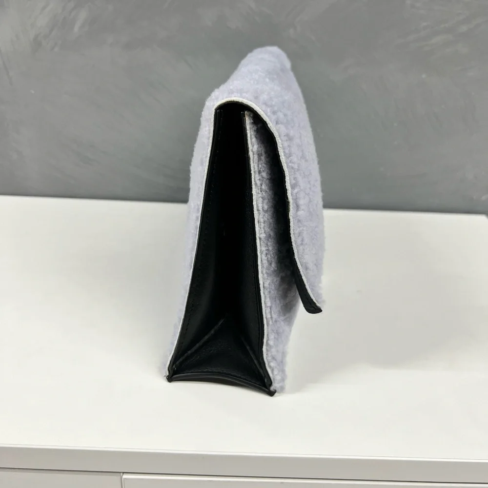 Proenza Schouler Lavender Shearling Clutch - Picture 2 of 10